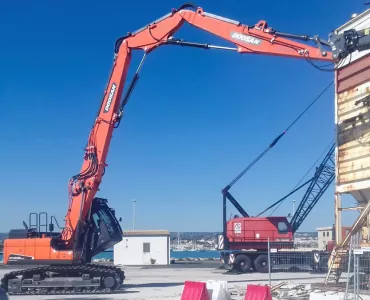 Doosan DX235DM demolition excavator