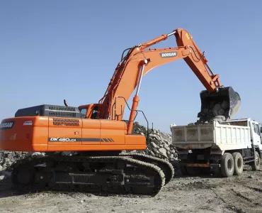 Doosan DX480LCS crawler excavator