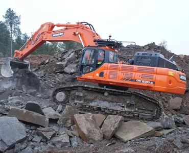 Doosan DX530LC-3 excavator