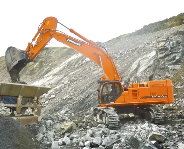 Doosan DX700LC excavator