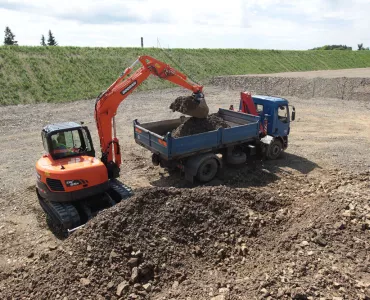 Doosan DX85R-3 excavator