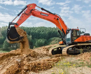 Doosan excavator