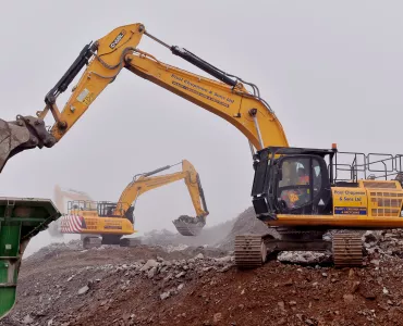 JCB JS370XD crawler excavator