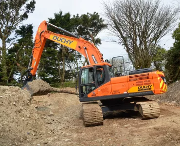 Duchy invest in new Doosan excavator