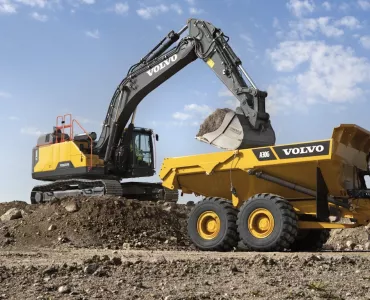 Volvo EC380E Hybrid excavator