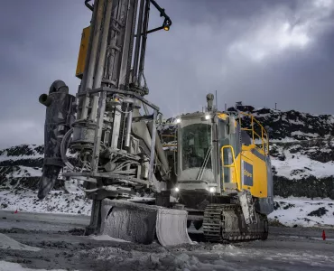 Fully autonomous SmartROC D65 drill rig