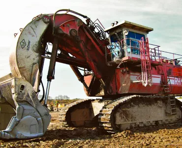 O&K RH120C face shovel