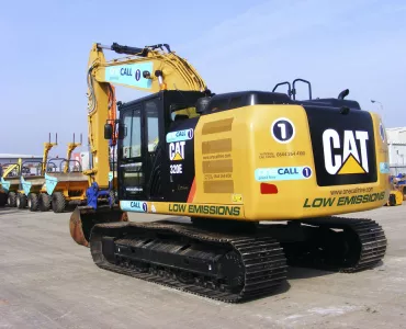 Cat crawler excavator