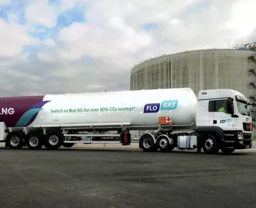 Flogas Bio-LNG delivery truck