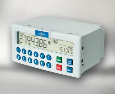 Fluidwell N-Series panel-mount batch controller