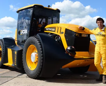 Guy Martin and JCB Fastrac