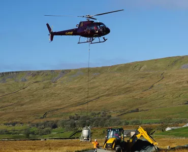 Airlifted stone