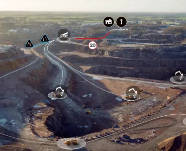 Volvo CE Haul Assist Map