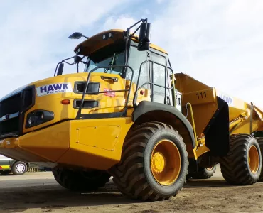 Bell B20E articulated dumptruck