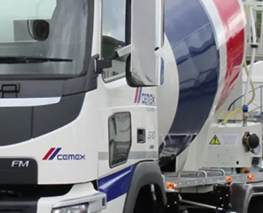 One of CEMEX's new high-performance truckmixers