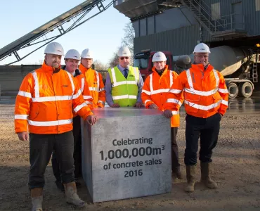 Millionth cubic metre of ready-mixed concrete