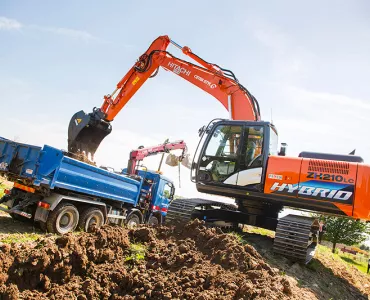 Hitachi ZH210LC-5 Hybrid excavator