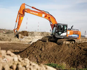 Hitachi ZH210LC-5 hybrid excavator