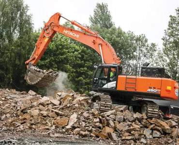 Hitachi excavator