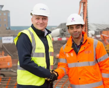 Ian Jubb (left) with Amit Bhatia