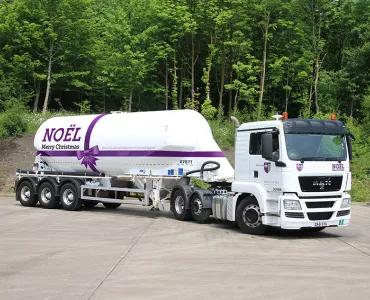 Hope festive cement tanker