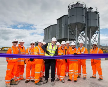 New concrete batching plant