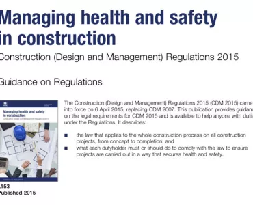 CDM Regulations 2015