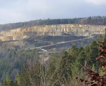 Heinrich Teufel's limestone quarry