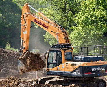 Hyundai R220LC-9A crawler excavator