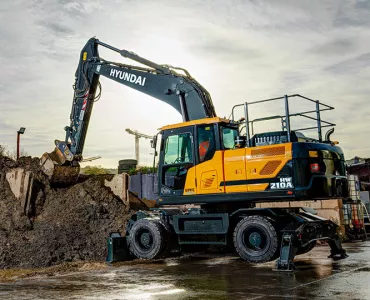 Hyundai HW210A wheeled excavator