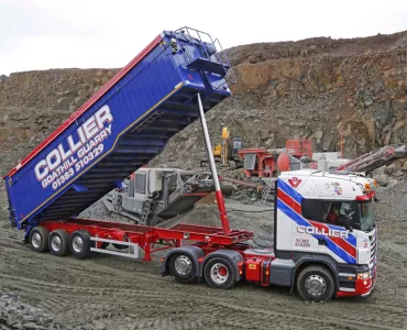 Collier Group's Scania R620 truck and trailer