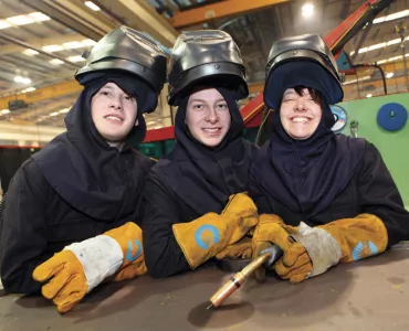 JCB apprentices