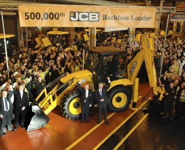 JCB's half-millionth backhoe loader