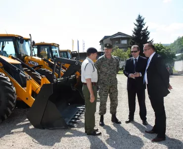 JCB send machines to aid Balkan flood zone