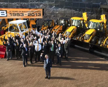 JCB celebrate diamond anniversary of backhoe loader