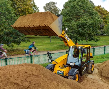 JCB E-Tech electric Loadall telehandler