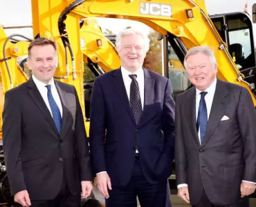 David Davis visits JCB