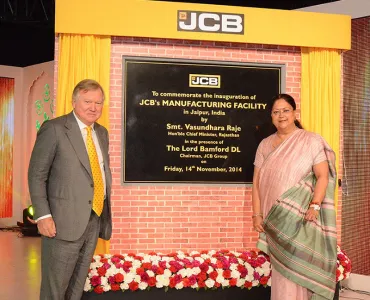 JCB's factory in Jaipur
