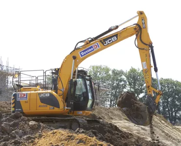 JCB JS130 tracked excavator