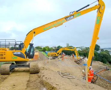 JCB JS 260 long-reach excavator