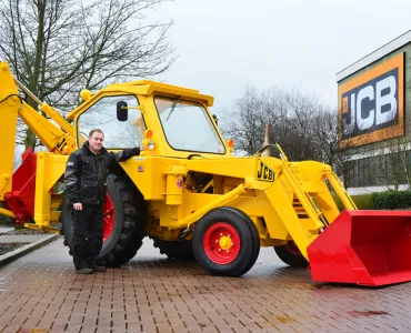 Restored JCB 3 digger