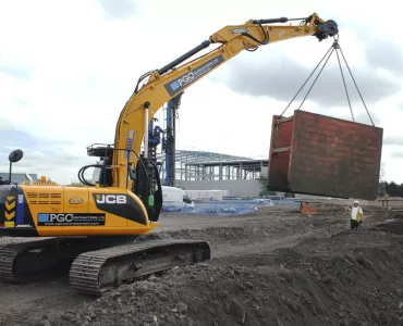 JCB JS220 tracked excavator