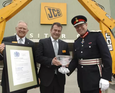 JCB receive Queen's Award