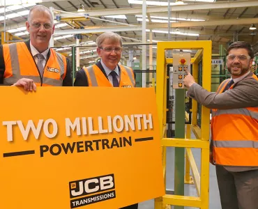 JCB Transmissions celebrate production milestone