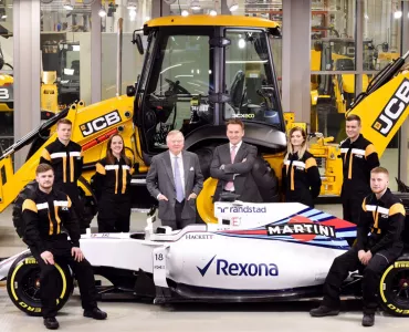 JCB enter partnership with Williams Martini Racing