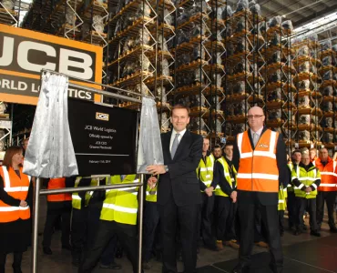 JCB World Logistics plant opens