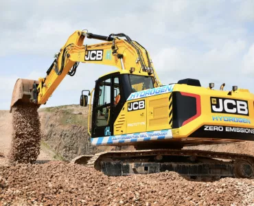 JCB hydrogen-powered excavator