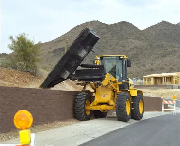 JRB side dump bucket