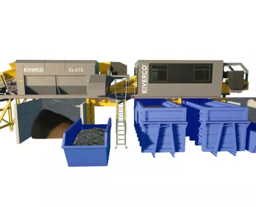 Kiverco Ks series of waste-recycling plants