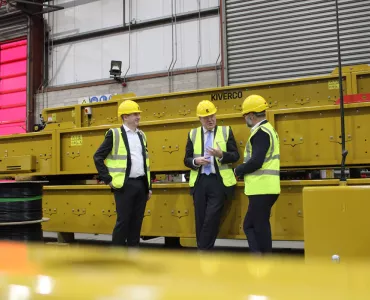 Conor Burns MP visits Kiverco